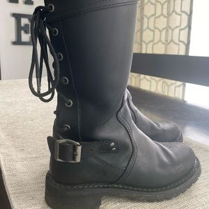 Harley Davidson - lace up riding boots